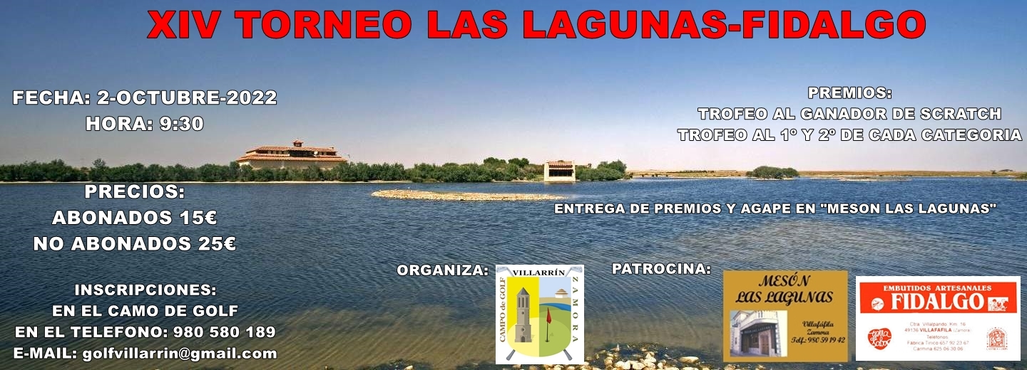 XIV TORNEO LAS LAGUNAS FIDALGO